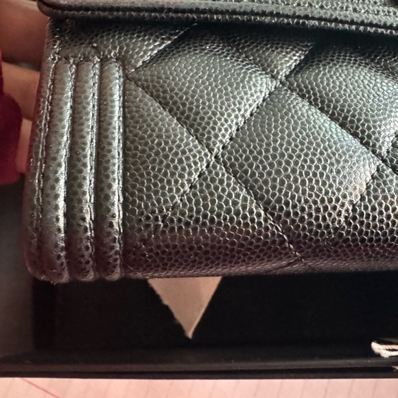 Chanel boy checkbook wallet black with ruthenium - Picture 11 of 11